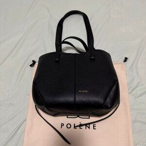 polene Cyme Mini Edition Textured Black